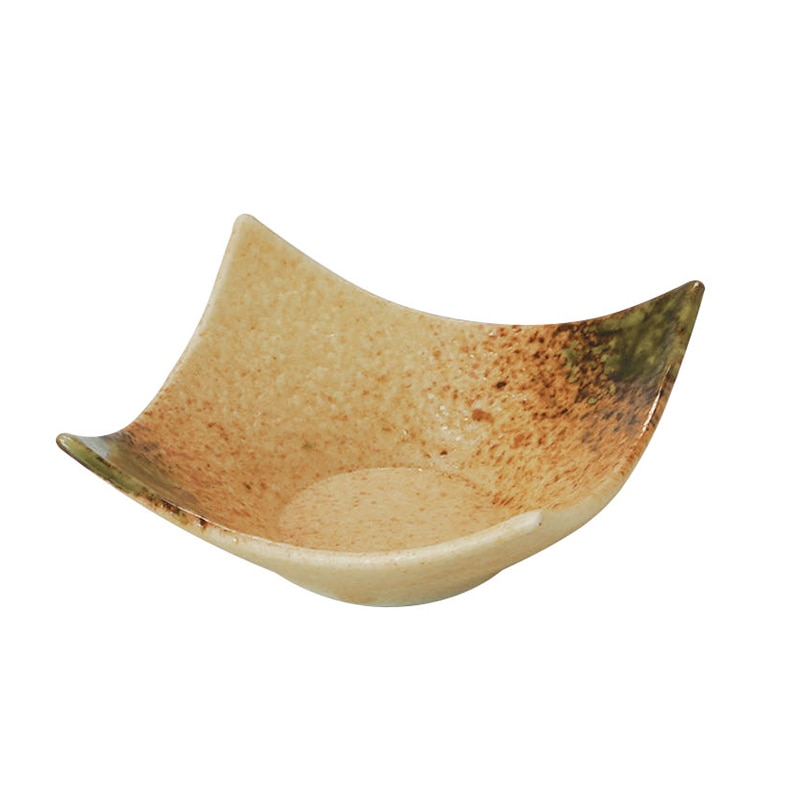 ヤマコー 石目調 角型小付 伊賀織部 中 27971 1個(ご注文単位1個)【直送品】