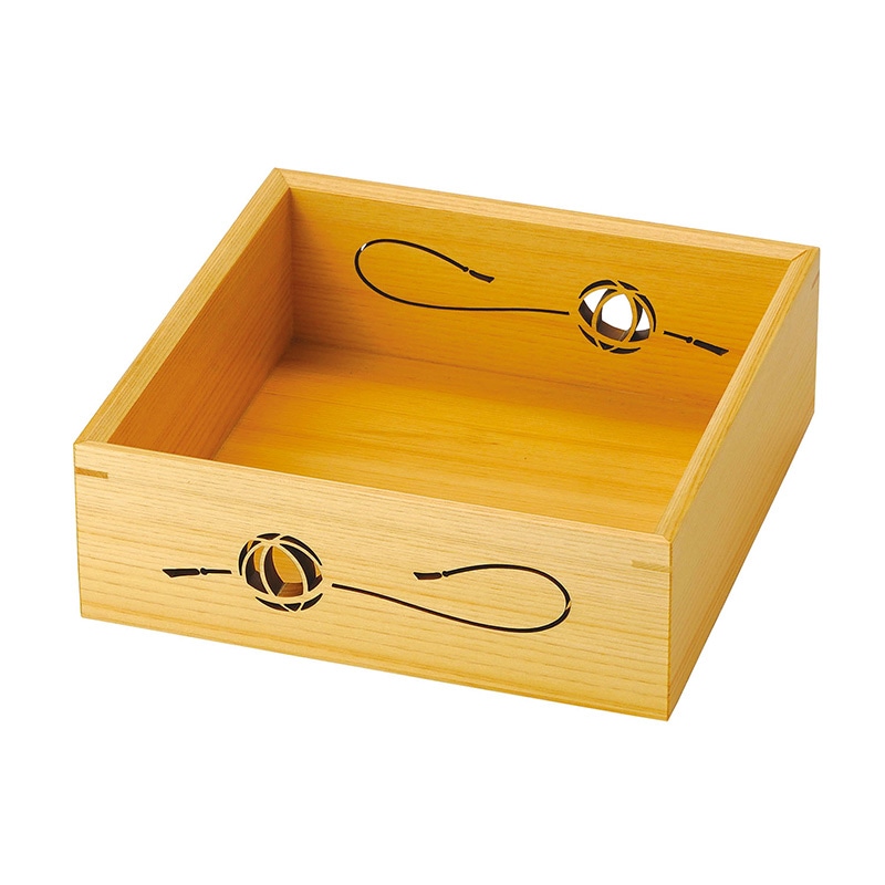 ヤマコー ひのき・透かし料理箱　手まり 大 28092 1個（ご注文単位1個）【直送品】