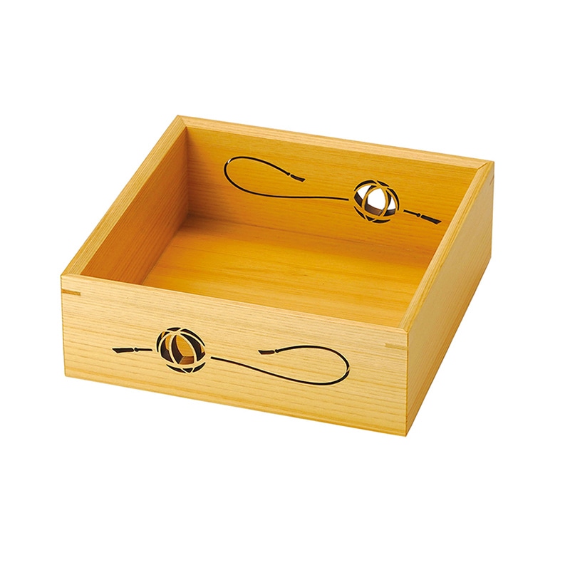 ヤマコー ひのき・透かし料理箱　手まり 小 28093 1個（ご注文単位1個）【直送品】