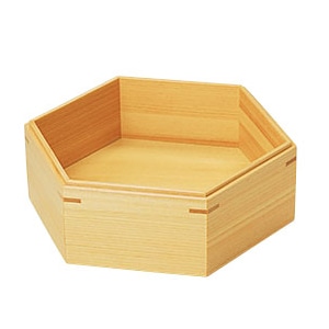 ヤマコー ひのき六角組子重　身 深型 28114 1個（ご注文単位1個）【直送品】