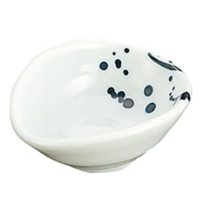 ヤマコー 染付白 小判小付 29014 1個(ご注文単位1個)【直送品】