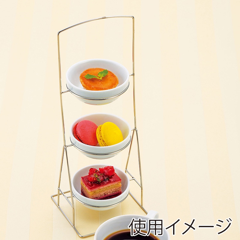 ヤマコー ワイヤーリングスタンド 29028 1個(ご注文単位1個)【直送品】