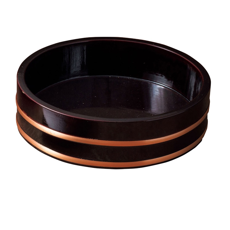 ヤマコー 溜塗盛桶 8寸 30062 1個(ご注文単位1個)【直送品】