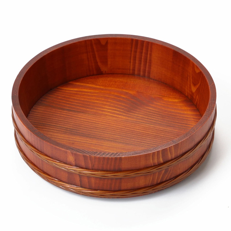 ヤマコー 強化バンド摺漆桶 桶のみ 9寸 30172 1個(ご注文単位1個)【直送品】