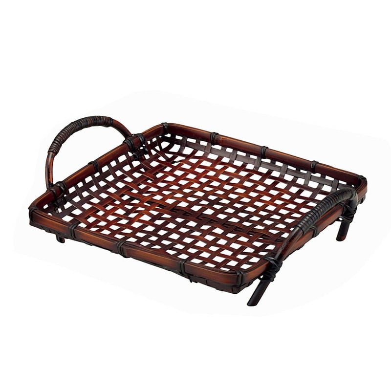 ヤマコー 四ツ目角型盛皿 足付 大 30195 1個(ご注文単位1個)【直送品】