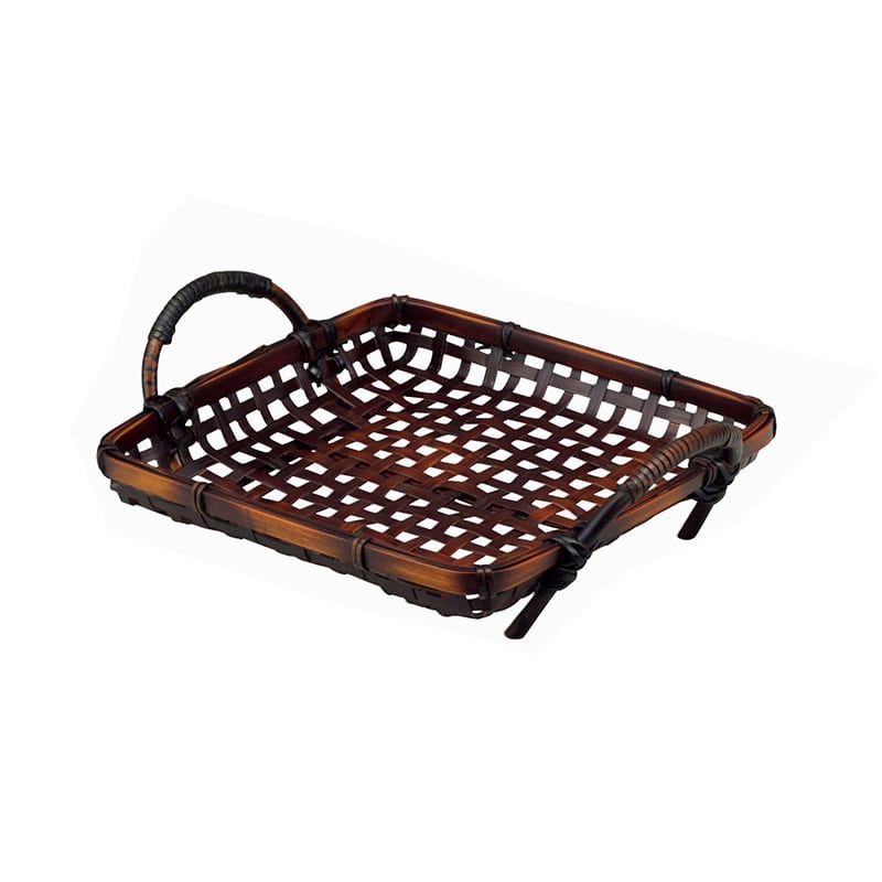 ヤマコー 四ツ目角型盛皿 足付 中 30196 1個(ご注文単位1個)【直送品】