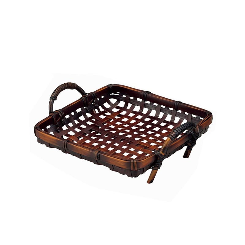 ヤマコー 四ツ目角型盛皿 足付 小 30197 1個(ご注文単位1個)【直送品】