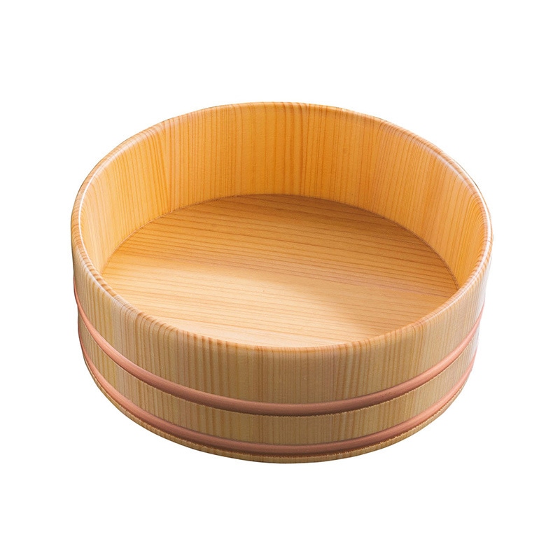 ヤマコー 椹 薄口盛桶 6寸 溝切加工 30256 1個(ご注文単位1個)【直送品】