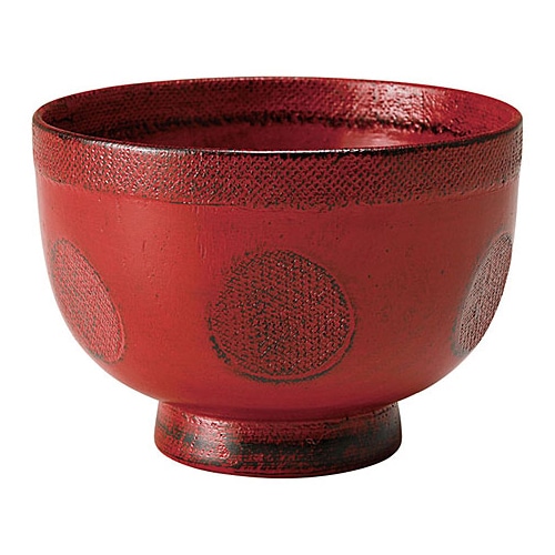 ヤマコー 汁椀 布張エクボ 根来 30358 1個(ご注文単位1個)【直送品】