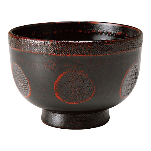 ヤマコー 汁椀 布張エクボ 曙 30359 1個(ご注文単位1個)【直送品】