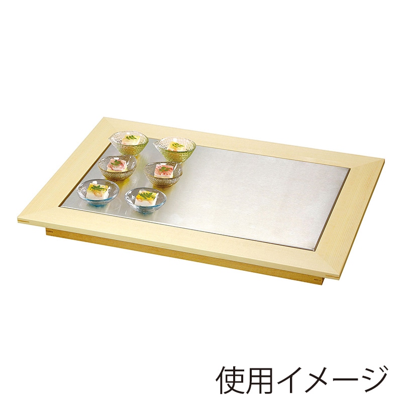 ヤマコー クーリングプレート スクエアカウンター枠セット 30419 1セット(ご注文単位1セット)【直送品】