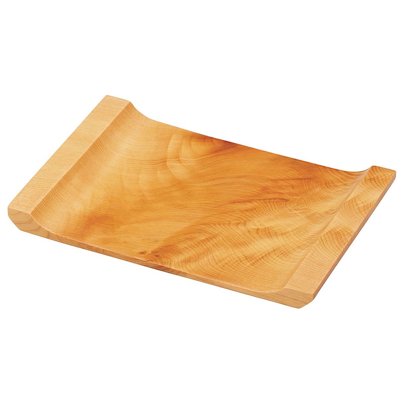 ヤマコー 檜　紅節銘々皿　大  32364 1個（ご注文単位1個）【直送品】