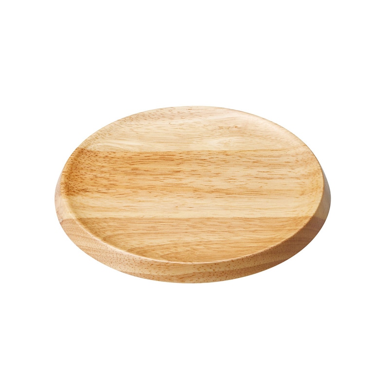 ヤマコー ラウンドウッドプレート S 32537 1個(ご注文単位1個)【直送品】