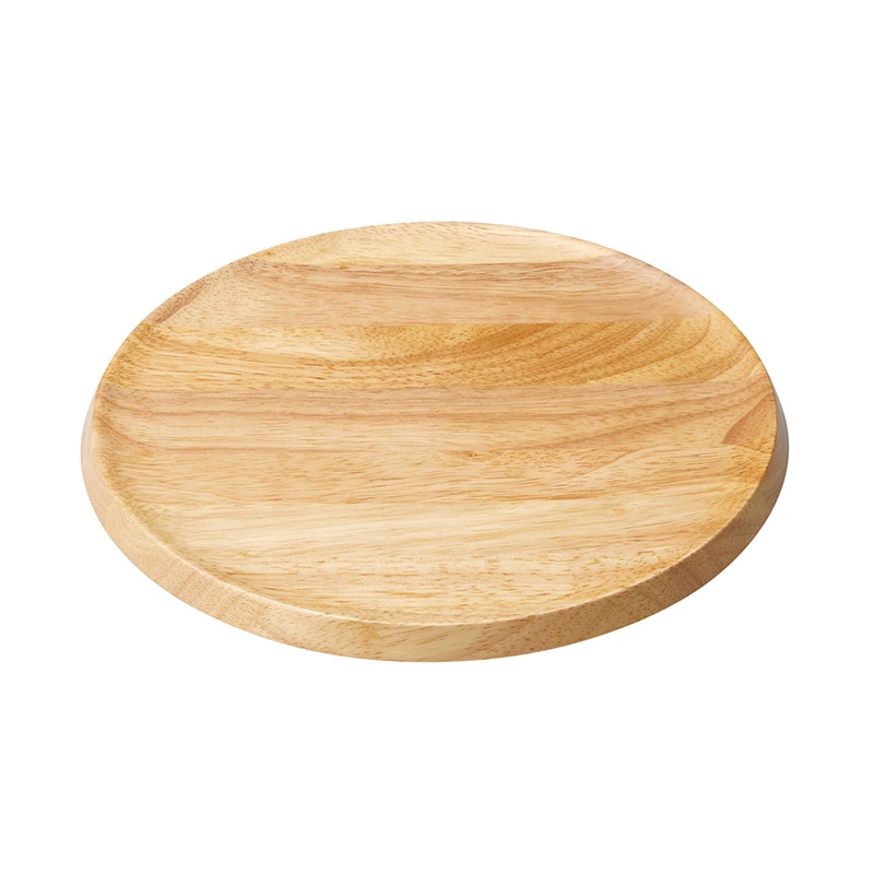 ヤマコー ラウンドウッドプレート M 32538 1個(ご注文単位1個)【直送品】