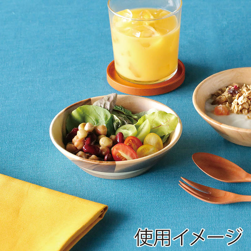 ヤマコー アカシア サラダ皿 32554 1個(ご注文単位1個)【直送品】