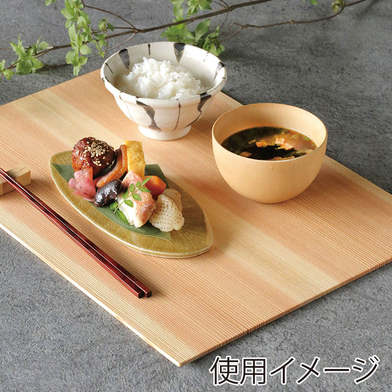 ヤマコー 杉・板膳 長角 大 32564 1個(ご注文単位1個)【直送品】