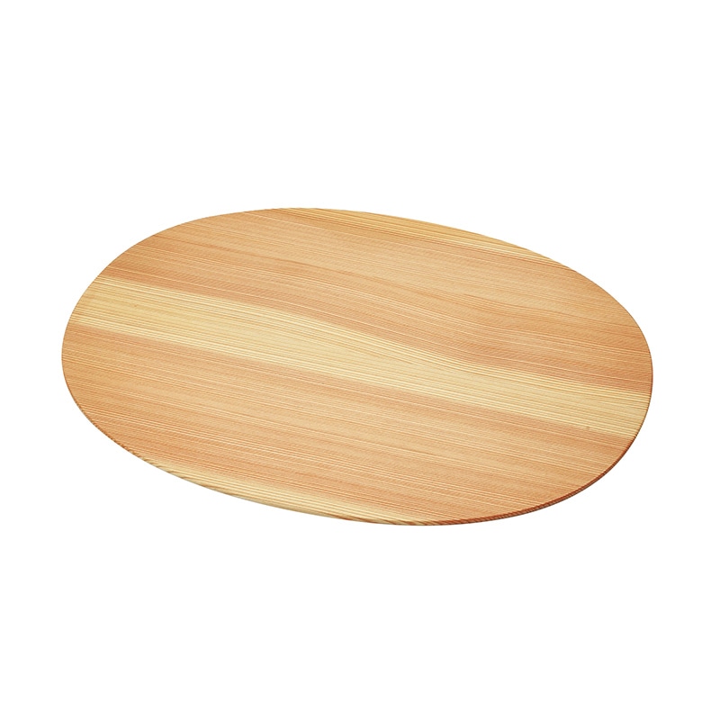 ヤマコー 杉・板膳 楕円 32567 1個（ご注文単位1個）【直送品】