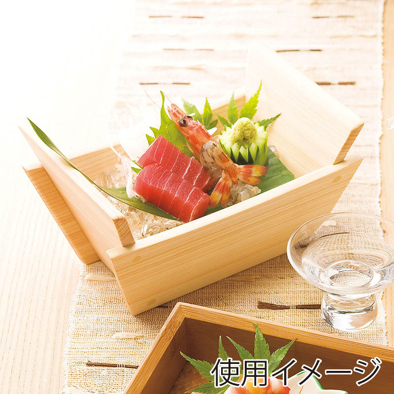 ヤマコー ひのき 貴船料理箱 目皿付 中 38007 1個(ご注文単位1個)【直送品】