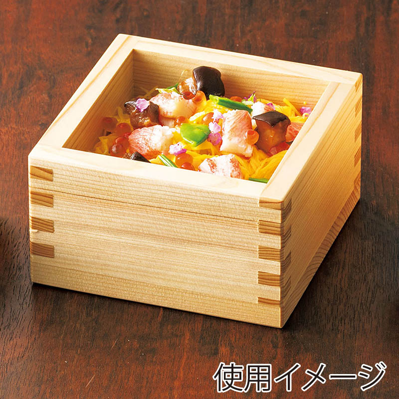 ヤマコー 檜 2.5合桝 塗装付 38053 1個(ご注文単位1個)【直送品】