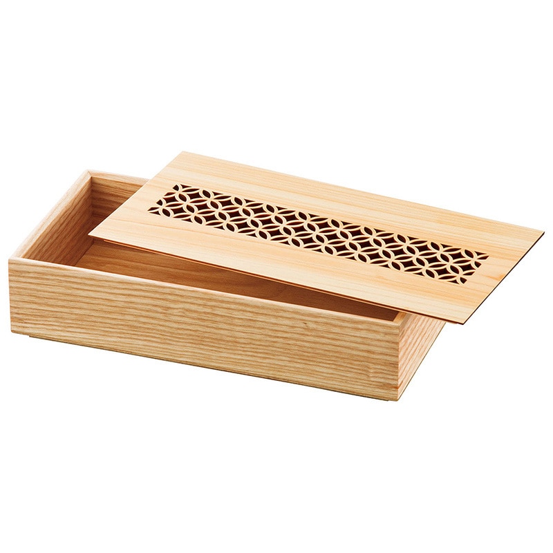 ヤマコー 細密料理箱 クリアー クリアー蓋付 七宝 38058 1個(ご注文単位1個)【直送品】