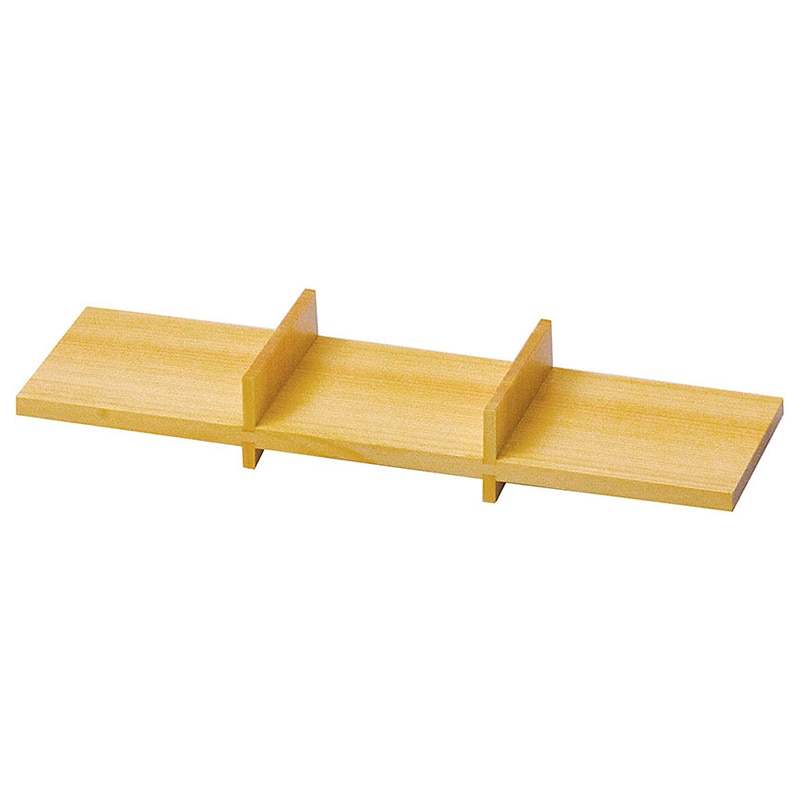 ヤマコー ひのき透かし長方盛器用 三ツ仕切 38105 1個(ご注文単位1個)【直送品】