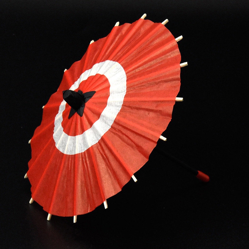 ヤマコー 蛇ノ目傘B 中 朱 64131 1個(ご注文単位1個)【直送品】