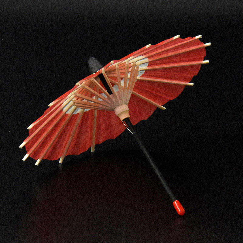 ヤマコー 蛇ノ目傘B 中 朱 64131 1個(ご注文単位1個)【直送品】