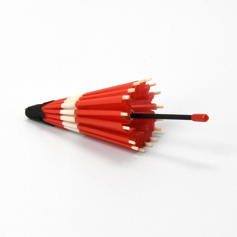 ヤマコー 蛇ノ目傘B 中 朱 64131 1個(ご注文単位1個)【直送品】