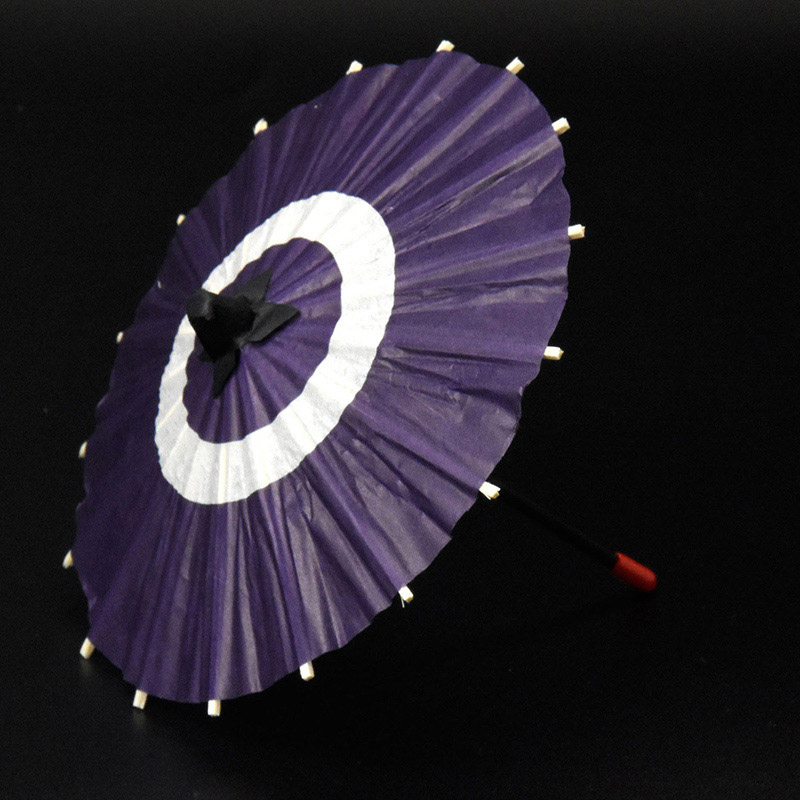 ヤマコー 蛇ノ目傘B 中 紫 64136 1個(ご注文単位1個)【直送品】