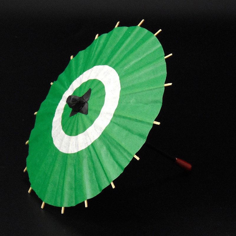 ヤマコー 蛇ノ目傘B 中 緑 64137 1個(ご注文単位1個)【直送品】