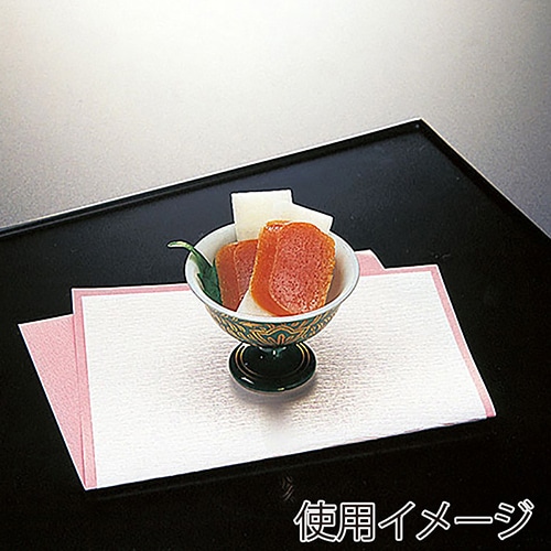 ヤマコー 重ね懐敷　桃　50組入　桃50枚・白50枚  64308 1パック（ご注文単位1パック）【直送品】