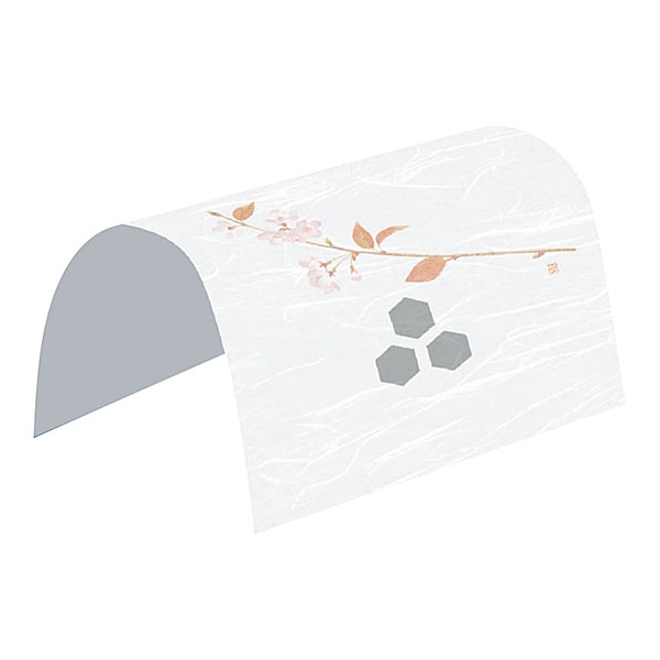 ヤマコー ドーム掛紙 桜 100枚入 64490 1パック(ご注文単位1パック)【直送品】