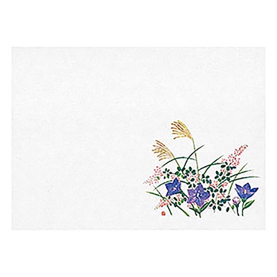 ヤマコー 遠赤保鮮紙　小　秋草　100枚入  64564 1パック（ご注文単位1パック）【直送品】