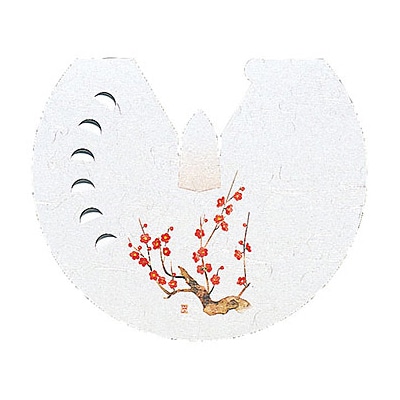 ヤマコー 雲竜和紙花えぼし 梅 100枚入 64572 1パック(ご注文単位1パック)【直送品】