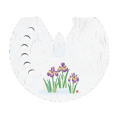 ヤマコー 雲竜和紙花えぼし　菖蒲 100枚入 64574 1パック（ご注文単位1パック）【直送品】