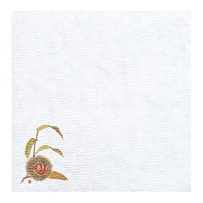 ヤマコー 5寸グルメ敷紙　栗 100枚入 64752 1パック（ご注文単位1パック）【直送品】