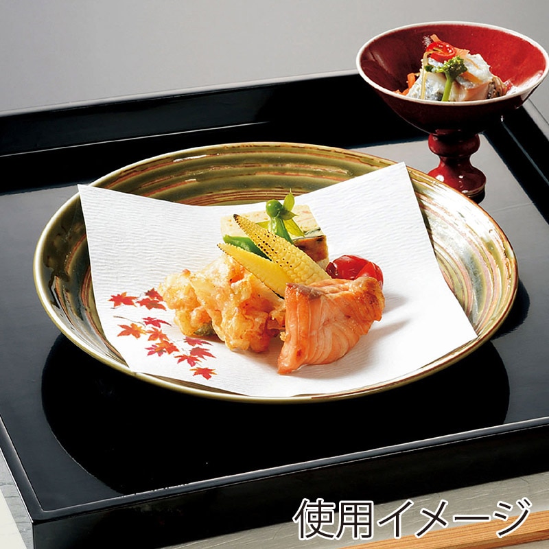 ヤマコー 5寸グルメ敷紙 紅葉 100枚入 64754 1パック(ご注文単位1パック)【直送品】