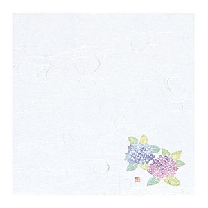 ヤマコー 雲竜敷紙　4寸　あじさい 100枚入 64824 1パック（ご注文単位1パック）【直送品】