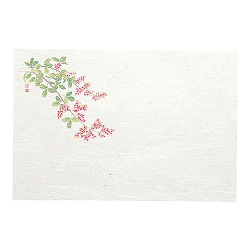 ヤマコー 尺3 雲竜和紙懐石まっと 四季 萩 50枚入 65018 1パック(ご注文単位1パック)【直送品】