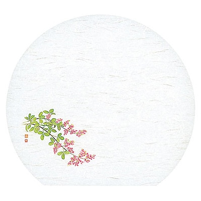 ヤマコー 尺3 半月雲竜和紙懐石まっと 四季 萩 50枚入 65087 1パック(ご注文単位1パック)【直送品】