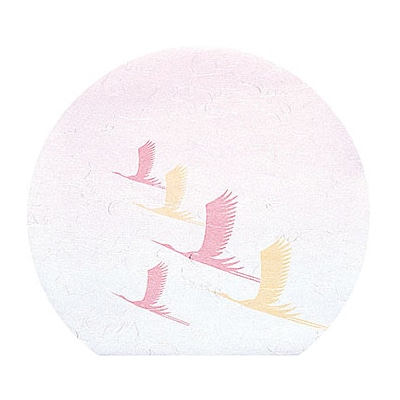 ヤマコー 雲竜和紙 尺3宴半月懐石まっと 祝鶴 100枚入 65186 1パック(ご注文単位1パック)【直送品】