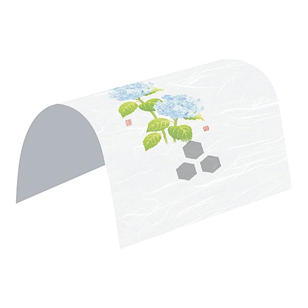 ヤマコー ドーム掛紙　紫陽花 100枚入 65386 1パック（ご注文単位1パック）【直送品】