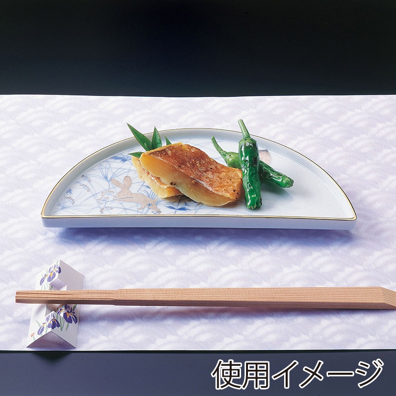 ヤマコー お箸レスト　あやめ　200枚入  65602 1パック（ご注文単位1パック）【直送品】