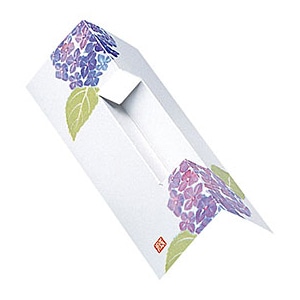 ヤマコー お箸レスト　あじさい　200枚入  65603 1パック（ご注文単位1パック）【直送品】