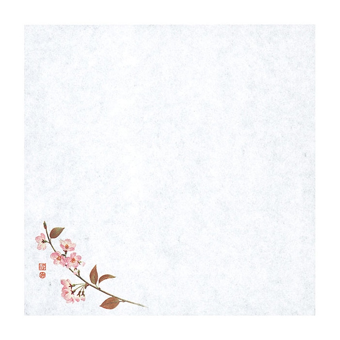 ヤマコー 御所の花　耐油天紙　4寸　桜　100枚入  65816 1パック（ご注文単位1パック）【直送品】