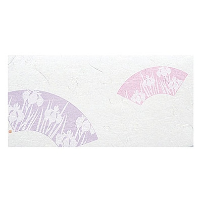 ヤマコー 雲竜和紙　薄色四季紙　菖蒲 100枚入 65867 1パック（ご注文単位1パック）【直送品】