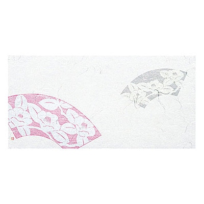 ヤマコー 雲竜和紙　薄色四季紙　椿 100枚入 65871 1パック（ご注文単位1パック）【直送品】