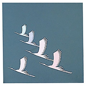 ヤマコー PP貼合せ 四季クリアシート 鶴 200枚入 66426 1パック(ご注文単位1パック)【直送品】