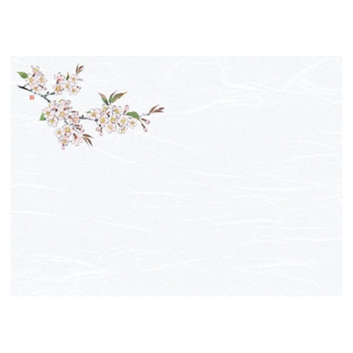 ヤマコー 尺3　雲竜和紙懐石まっと　花彩　はなさい　桜  100枚入　66429 1パック（ご注文単位1パック）【直送品】