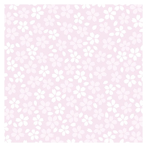 ヤマコー 両面ラミ花小紋敷紙　さくら　6寸 100枚入 66491 1パック（ご注文単位1パック）【直送品】